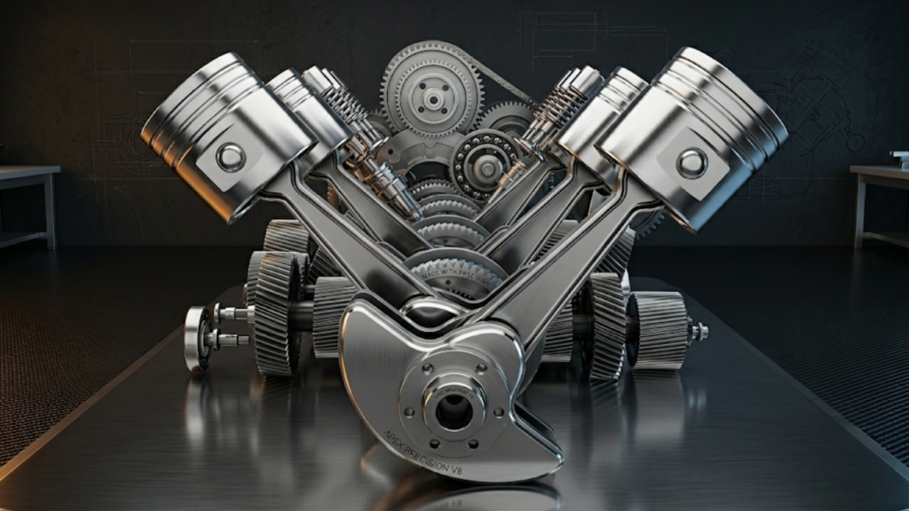 8 Silindir Motor Nedir